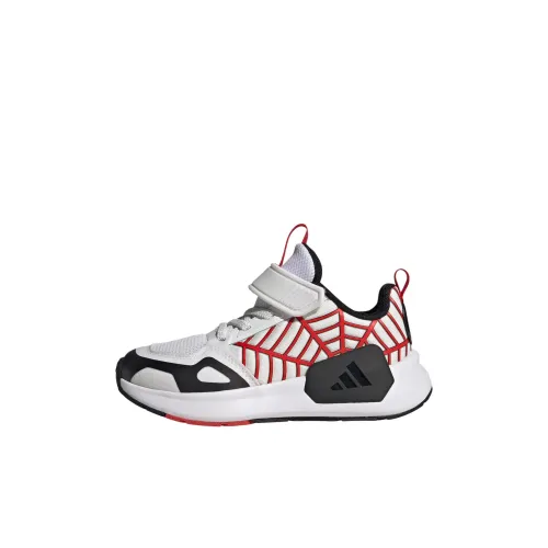 Adidas Marvel Spider Man Co Branded Детские беговые кроссовки Низкий верх Облачный белый Красный Основной черный Kids