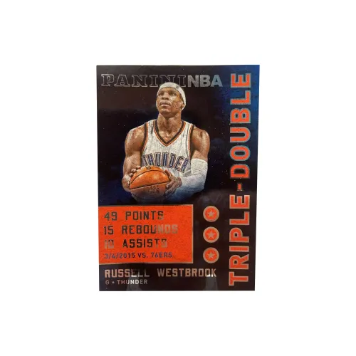 PANINI 2015 Thunder Westbrook Russell Westbrook MID Осенний Праздник Teca Коллекция Essential Спортивные Карты 1 Упаковка