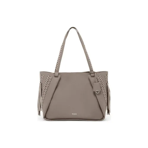 TUMI Кожа Тоут Сумка Сумка для покупок Сумка на плечо Женская Тауповая