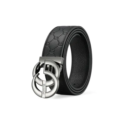 FORTEI Коровья кожа Модный Трендовый Автоматическая пряжка Ремень Мужской Металлический Ширина 3,8 см Подарочный набор в коробке