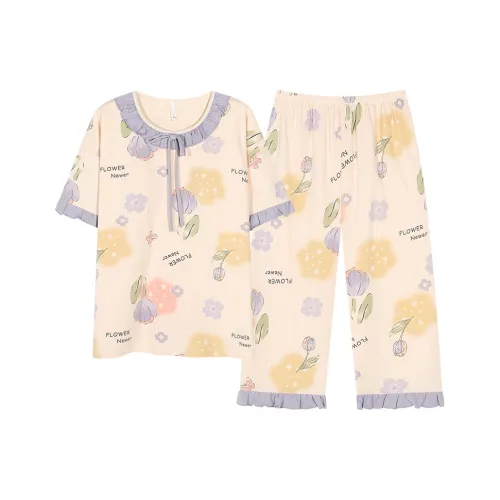 Pretty Lady Пижамный комплект Женские Фиолетовый Тюльпан