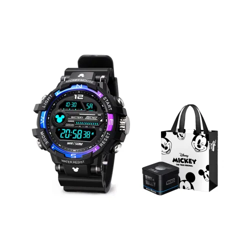 Электронные часы Disney с механизмом мужские черный циферблат