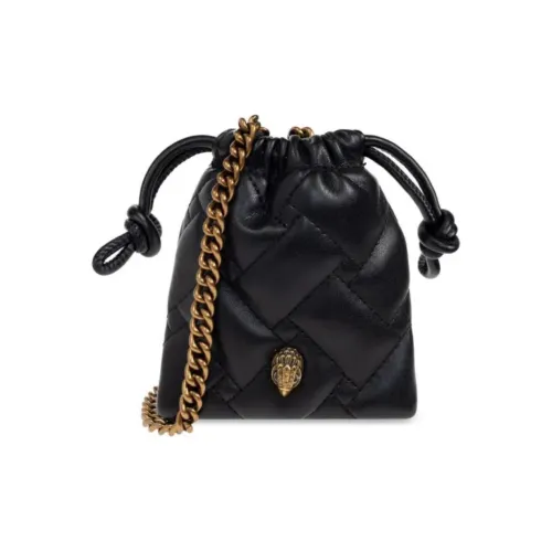 Kurt Geiger London Сумка через плечо из кожи Extra Mini Женская Черная