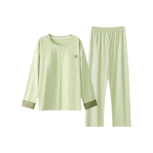 ZAO FU NIAO Пижамный комплект женский травяного зеленого цвета