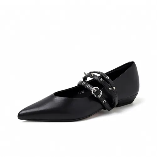 AIQINISHA Квадратный каблук Mary Jane обувь 2,5 см женская