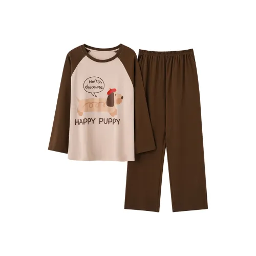 Chun Xi Пижамный комплект женский хаки