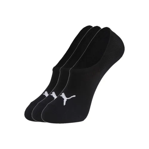 PUMA 1 комплект 3 пачки черные унисекс носки