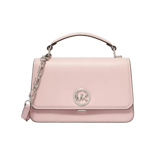 MICHAEL KORS Delancey Коровья кожа Спилок Одно плечо Сумка Средний Женский Светло-розовый