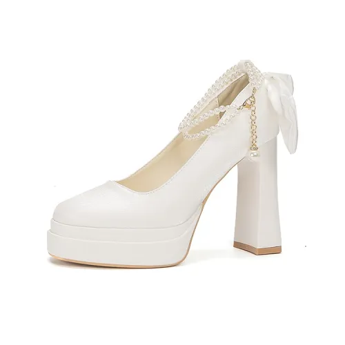 Bamiti Грубый каблук Высокие каблуки Женские