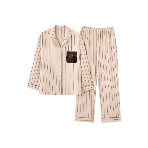 Chun Xi Pajama Комплект Женский Абрикос