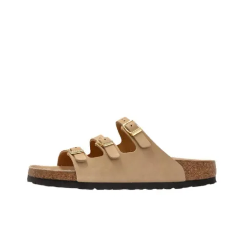 Birkenstock Florida EVA Slip-on устойчивые слипоны женские песочно-бежевые