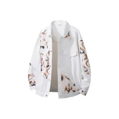 GROGNAK Denim Jacket Unisex White