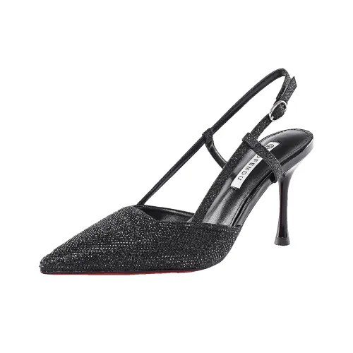 GUDIANFENGDU Узкий каблук Высокие каблуки 9 см Женские