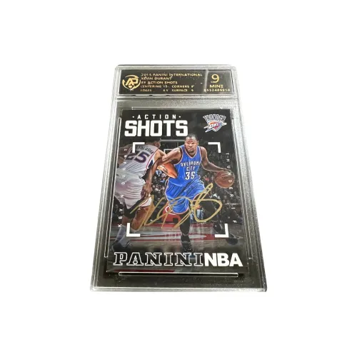 PANINI Kevin Durant Thunder Золотая ручка с автографом Фирменный Moment OF Glory RPA High Score Игрок Карта Редкая Карта