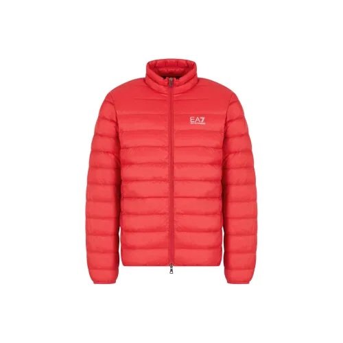 EMPORIO ARMANI EA7 Down Jacket Men's Red