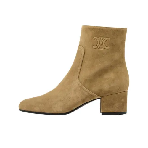 CELINE Triophee Ботильоны Женские Linen