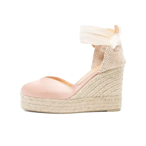 Castañer Chiara Клиновидный каблук Высокие каблуки Женские Бежевый Розовый