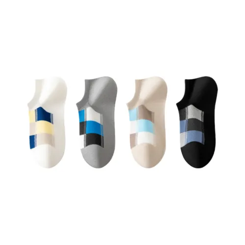 Cotton Gene Низкие носки для мужчин упаковка из 4 пар