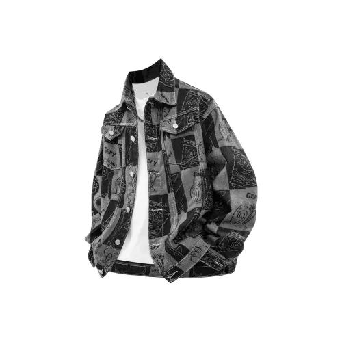 KAIPAINEN Denim Jacket Unisex Black