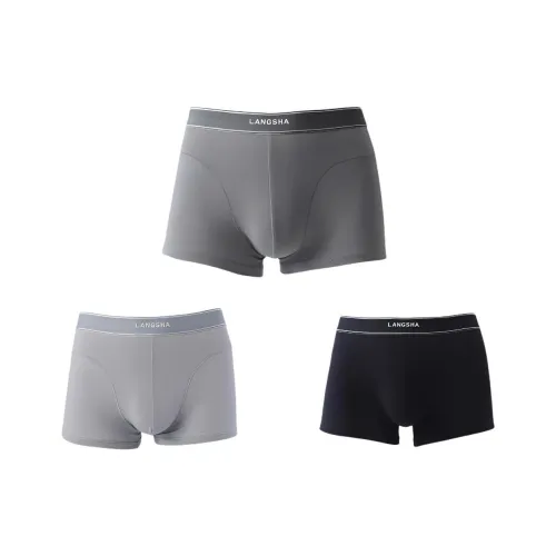 Lanza Темно-синий + Черный + Темно-серый Мужские боксер-шорты