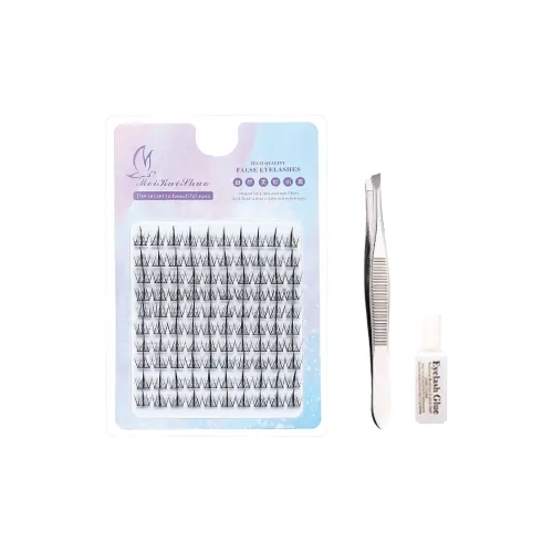 JINGLINGLONG Одиночные пучки Demon Накладные ресницы Lazy Trio 100 Clusters Естественные Hybrid ресницы Одиночные пучки