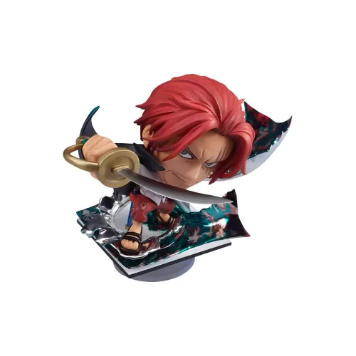 BANDAI One Piece Красный Волосы Шанкс Фигурки Creation Collection в стиле Chibi