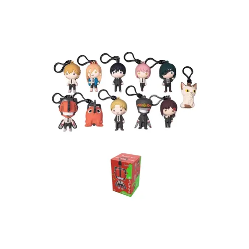 SUNRISEPOP Человек-бензопила 3D-эффект Фигура с принтом Брелок Слепые коробки Один Mystery Коробка Целая коробка 12 шт