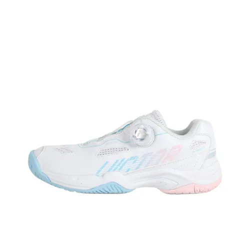 Victor Slip-resistant Abrasion-resistant Breathable Low-Top Badminton Shoes Women's White Blue Pink Виктор Антислип Устойчивый к износу Дышащие Низкие Кеды для Бадминтона Женские Белый Синий Розовый