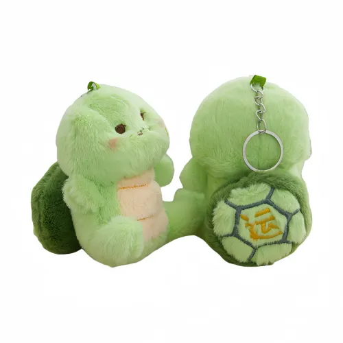 ZHENSHANGJIANERBAO Счастливая Черепаха Милый Удачи Черепаха Куклы Плюшевый Брелок 11 см Рекомендуемая Высота