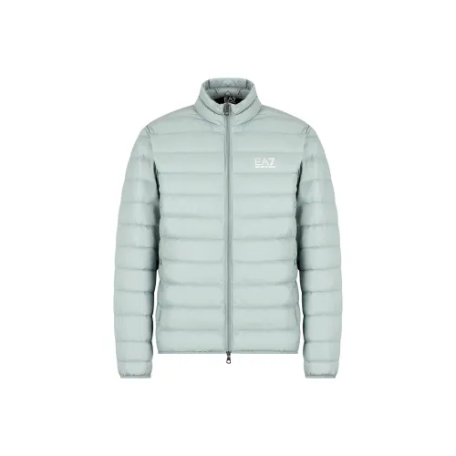 EMPORIO ARMANI EA7 Down Jacket Men's Green