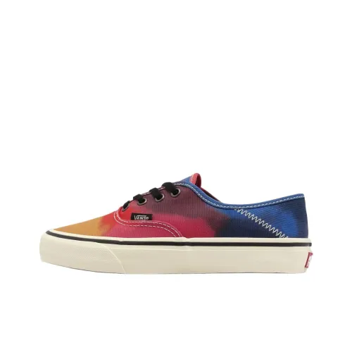 Vans Authentic Low Top Скейтборд Кроссовки Унисекс Синий Желтый