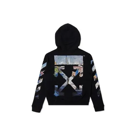 OFF Белый SS19 Толстовка Унисекс Черный