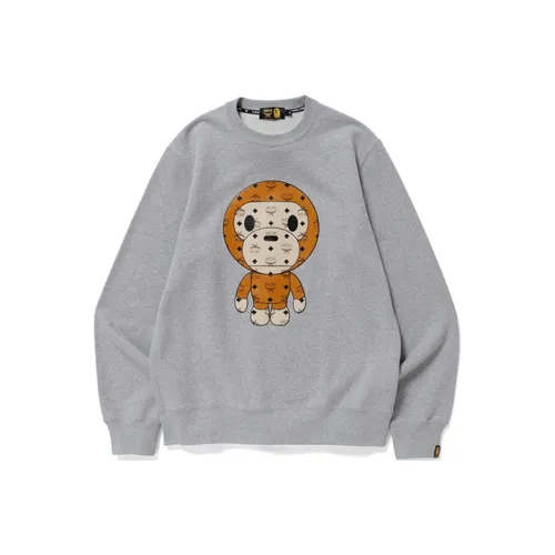 A BATHING APE BAPE x MCM Толстовка Мужской Серый