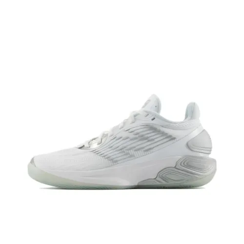 New Balance совместный бренд 2WY Амортизация Износостойкий MID Топ Баскетбольные кроссовки Унисекс Белый