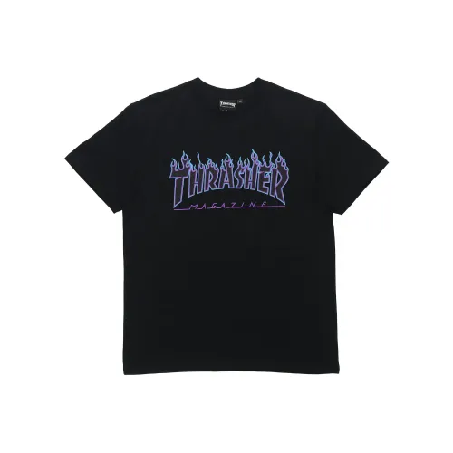 Thrasher T-Shirt Унисекс Черный Японская версия