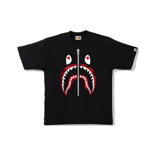 A BATHING APE Shark Series T-Shirt Унисекс Черный