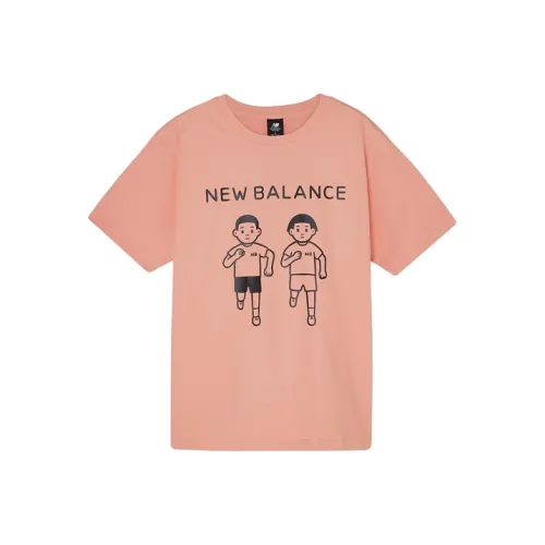 New Balance совместный бренд x Noritake Collection T-рубашка унисекс розовая