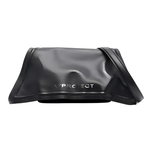 YProject Сумка через плечо из коровьей кожи мини-сумка мужская черная