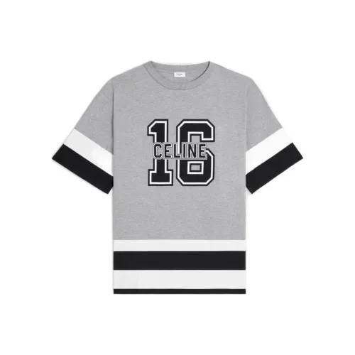 CELINE DYSFUNCTIONAL BAUHAUS Мужские Коллекции FW22 Рубашка Мужская Серого цвета