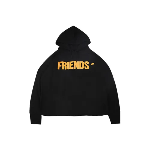 VLONE Friends Collection Large Logo Collection Свитшот Унисекс Черный Оранжевый