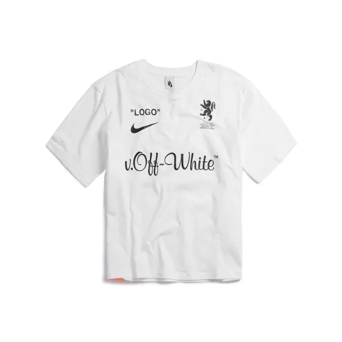 Nike X Off Белая Мужская T-рубашка
