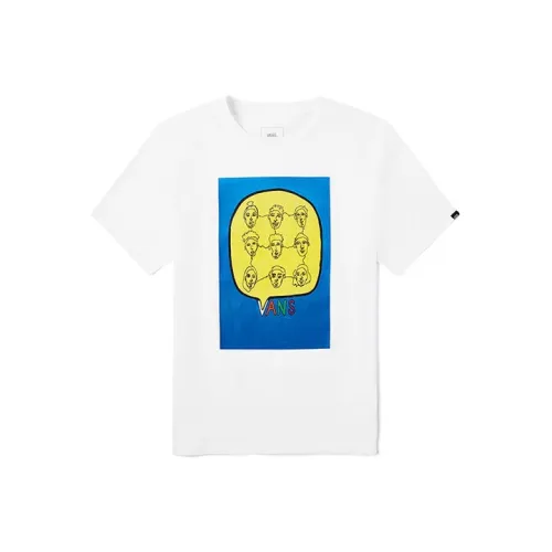 VANS Asian ARTIST Co Бренд T Рубашка Мужская Белая