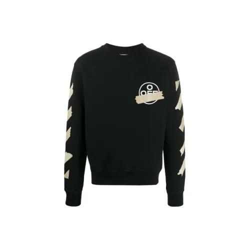 OFF Белый SS20 Свитшот Мужской Черный