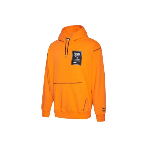 PUMA Bright Orange Men's Sweatshirts