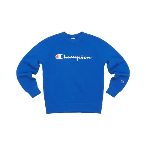 Champion Свитшот Японская версия Унисекс Королевский синий