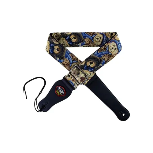 NYMAN Медведь Лямки Хлопок Вышивка Внешний вид Ремни для гитары