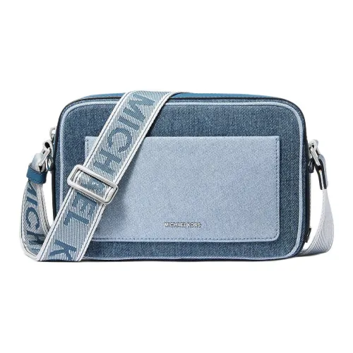 MICHAEL KORS MAEVE Деним Сумка через плечо Большая Женская Синяя