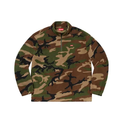 Supreme FW19 Толстовка Унисекс Лесной Камуфляж
