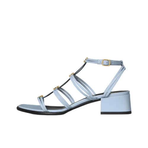 CELINE Triomphe CLEMENCE MULTI Римские Сандалии 4CM Женские Синие