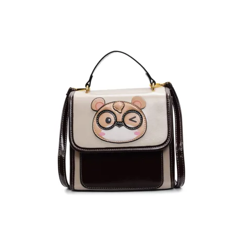 Alcohol Dragon ПУ (полиуретан) Рюкзак Унисекс Бежевый и Кофейный